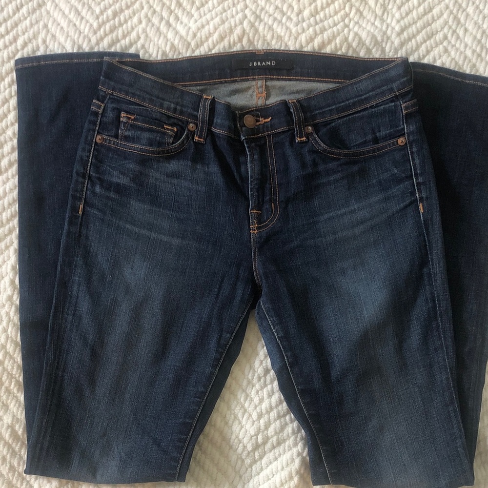 J Brand Women's Dark Indigo Skinny Jeans